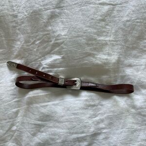 Madewell Women’s Western Belt - brown size Medium